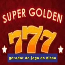 gerador do jogo do bicho